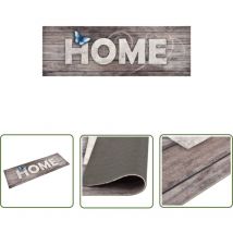 The Living Store Tapis de sol de cuisine lavable Home 45x150 cm - Tapis De Sol - Tapis De Cuisine - Paillasson - Tapis Absorbant - Tapis Lavable