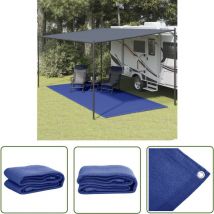 Tapis de tente 250x600 cm Bleu pehd - Tappeto Da Campeggio - Tappetino Tenda - Tappeto Impermeabile - Tappetino Esterno - Accessori Tenda - The