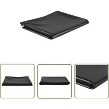 Teichfolie Schwarz 5x2 m pvc 1 mm - Teichfolie - PVC-Folie - Teichbau - Gartenteich - Fischteich - The Living Store