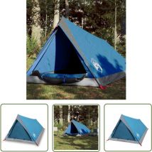 Tente de camping 2 personnes bleu imperméable - Tente De Camping - Tente Deux Places - Tente Bleue - Tente Imperméable - Tente Légère - The Living