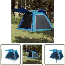 The Living Store - Tente de camping 4 personnes bleu libération rapide imperméable - Tente De Camping - Tente Familiale - Tente Imperméable - Tente