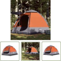 The Living Store - Tente de camping cabine 4 personnes libération rapide - Tente De Camping - Tente Cabine - Tente Familiale - Équipement De Camping