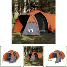The Living Store - Tente de camping tunnel 3 personnes orange imperméable - Tente De Camping - Tente Tunnel - Tente Imperméable - Tente Familiale