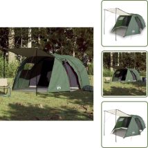 The Living Store - Tente de camping tunnel 4 personnes vert imperméable - Tente De Camping - Tente Familiale - Tente Verte - Tente Imperméable