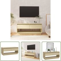 Les Tendances - The Living Store TV-Schrank Sonoma-Eiche 102x41x44 cm Holzwerkstoff - TV-Schrank - Lowboard - Holzmöbel - Sonoma-Eiche - Fernsehtisch