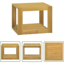 Les Tendances - The Living Store Wand-Badregal 45x45x35 cm Massivholz Teak - Badezimmermöbel - Teekholzmöbel - Wandregal - Badezimmeraufbewahrung