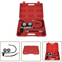 The Living Store Zylinder-Lecksucher-Set - Zylinder-Lecksuchgerät - Motordiagnose - Leckagesuche - Kompressionsprüfung - Werkstatt Werkzeug
