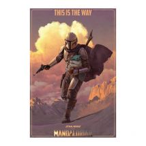 The mandalorian - on the run - poster 61X91CM Pyramid PP34733