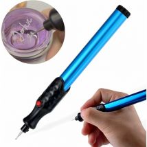 The Original Easy Gravcher - Stylo de gravure de précision portable - Outil de gravure - Gravure électrique - Pour bijoux, métal, verre, cuir, bois,