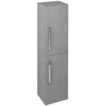 Sapho - theia Tall Storage Unit 35x138x29,3cm, chêne gauche/droit/argent