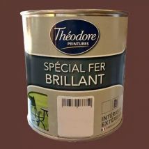 Théodore Peinture Spécial Fer Brillant Rouge Basque 0,5 l