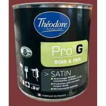 Théodore Pro'G Peinture Bois & Fer Rouge Basque 0,5 L
