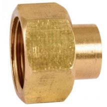 Thermador - 359GCL1412 - connection Brass straight 2 pieces to welding - Ø14mm - F3/8 - gcl (10pcs) - gold