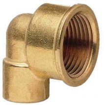 Ecolands - Thermador 90GC1615 - connection Brass elbow 90° to welding F1/2 - Ø16 mm (10pcs) - gold