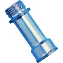Verchromte Messingverlängerung 1/2'' – 25 mm – Sanitärzubehör – Gewinde männlich/weiblich – Kompatibel mit 1/2''-Systemen