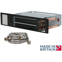 Thermix - kph 1500 classic hydronic kitchen plinth heater (1545 WATTS/5270 BTU)-Brushed Stainless Steel - Brushed Stainless Steel