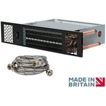 Thermix - kph 2400 classic hydronic kitchen plinth heater (2350 WATTS/8020 BTU)-Brushed Stainless Steel - Brushed Stainless Steel