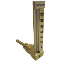 Distrilabo - Thermometre Chantier verre rond mod√ le equerre pl.63 m m 15 x 21 0 / 120∞ Ref.74ELIM03D