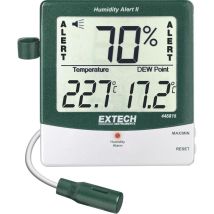 Thermomètre/hygromètre avec alarme – 445815 – Détecteur d'humidité – Alimentation électrique – Extech