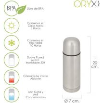 Termo Liquidos Acero Inoxidable Antigoteo 350 Ml.