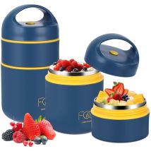Thermo-lunchbox Für Warme Speisen, Müslibecher Zum Mitnehmen, Tragbarer Frühstücksbecher, Geeignet Für Suppe, Porridge, Milch Und Obst, Doppelwandig 