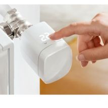 Thermo Lot de 2 vannes de radiateur intelligente - Technologie Apple HomeKit et programmes autonomes Bluetooth Thread - EVE