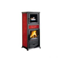 La Nordica - Thermo poêle à bois avec four TermoRossella Plus Forno dsa 4.0 11.1 kW Bordeaux