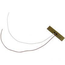 Thermo TECH Poliimmide Lamina riscaldante Autoadesivo 12 V 10 W Tipo di protezione IPX4 (L x L) 76 mm x 18 mm