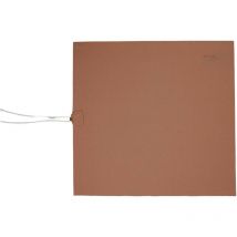 Thermo Tech - Silicone Lamina riscaldante Rinforzata in fibra di vetro, Pista di riscaldamento incisa 24 v/ac, 24 v/dc 40