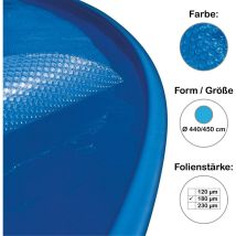 Planet Pool - Solarplane, Solarfolie, Luftpolsterabdeckung Für Pool Rund 440 Bis 450 Cm, 180 Μm