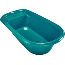 Bañera de lujo Thermobaby – Verde esmeralda – Polietileno – 86 cm x 46 cm x 25,5 cm – Diseño ergonómico y seguro