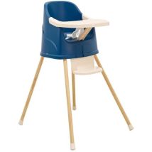 Thermobaby - Chaise haute evolutive youpla Bleu ocean - Fabriquee en France