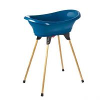 Thermobaby - Kit de bain vasco : Baignoire + pieds + tuyau de vidange - Bleu ocean