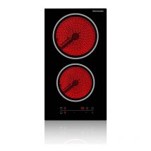 Thermomate - Placa vitrocerámica encastrable, Con temporizador&Bloqueo de seguridad - CHTB302 - 2 zonas - 3200W