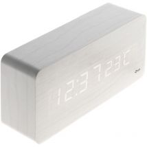 Thermomètre cube affichage invisible - rectangulaire - Blanc Otio