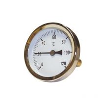Thermometre a cadran a dilatation de liquide avec tube plongeur axial