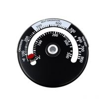 Thermomètre bimétallique en acier inoxydable Thermomètre de barbecue Thermomètre de four Thermomètre de cheminée