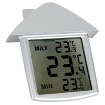 Velleman - Thermometre de fenetre transparent avec indications min/max (TA25)