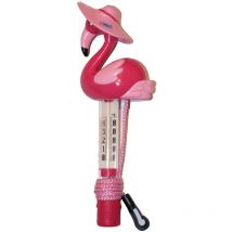Thermomètre piscine flamant rose 28 cm