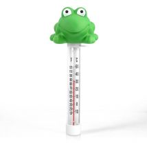 Thermomètre de piscine flottant, facile à lire, incassable, pour piscine extérieure et intérieure, grenouille