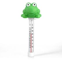 Thermomètre de piscine flottant, facile à lire, incassable, pour piscine extérieure et intérieure, grenouille