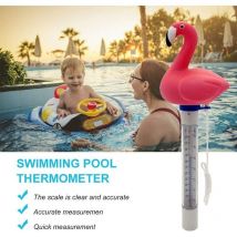 Thermomètre de piscine, thermomètre d'eau de bassin flottant avec cordon, thermomètre de piscine pour bébé incassable pour piscines extérieures et