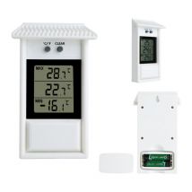 Cyslmuk - Thermomètre de plantation de serre, sauna, serre de jardin, élevage, intérieur et extérieur, thermomètre de réfrigérateur domestique