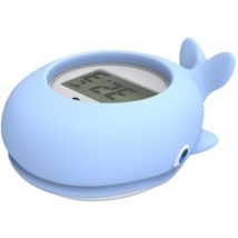 Thermomètre d'eau d'affichage à LED pour les enfants, thermomètre de baleine, jouet flottant, thermomètre de piscine