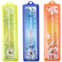 Thermomètre de jardin – Thermomètre en plastique décoré – Plage de mesure -20 °C à +60 °C – STIL