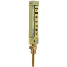Thermomètre industriel droit - 15x21 - Grand modèle 150mm Sonde long 63mm - de -30 à 50°C