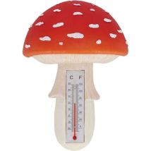 Thermomètre en résine Amanite