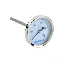Preciman - Thermomètre fumée en inox racc.axial D.64 de 0 à +500°C L.10cm