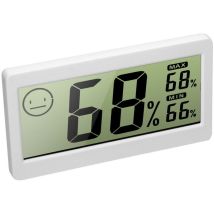 Thermomètre Hygromètre Numérique, Thermo-hygromètre Domestique Électronique Ecran lcd Détecteur de Température Humidité Monitoring Time Recorder