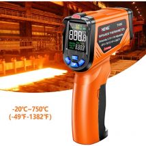 Ultrixe - Thermomètre Infrarouge -49°F1382°F (-20°C 750°C) Pistolet Temperature Laser Professionnel Sans Contact, Simple d'Utilisation, Large Ecran 